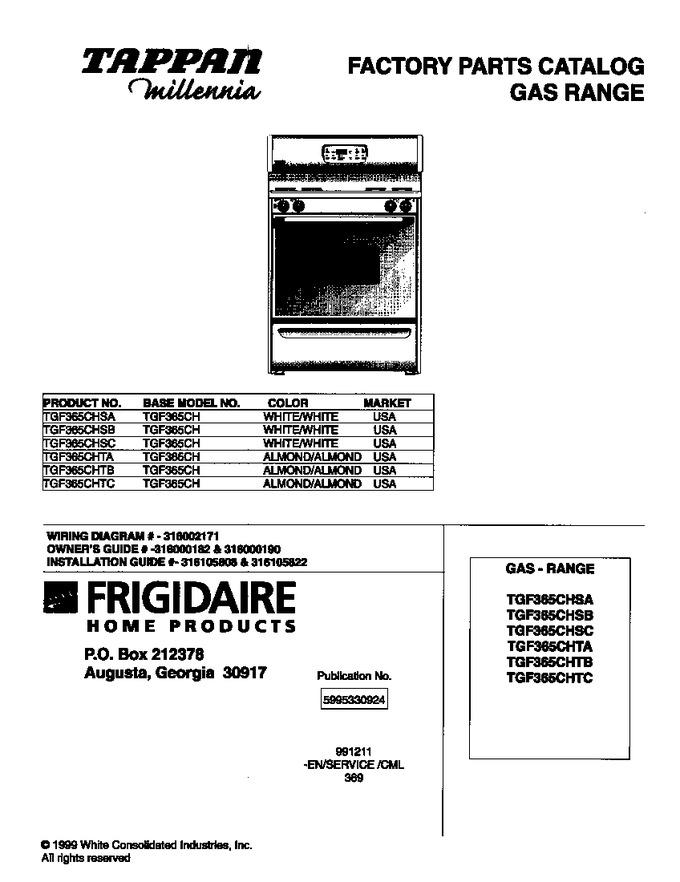 Diagram for TGF365CHSB
