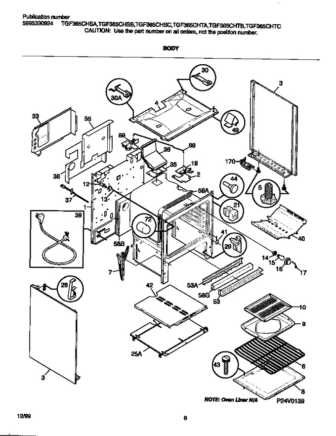 Diagram for TGF365CHSB