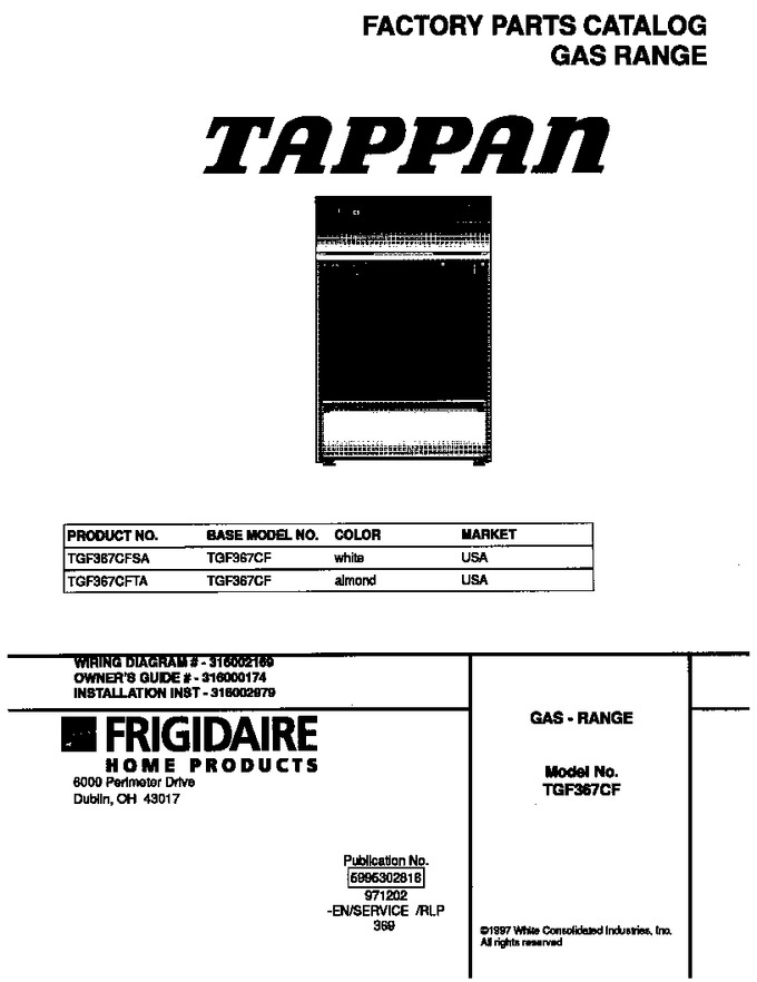 Diagram for TGF367CFTA