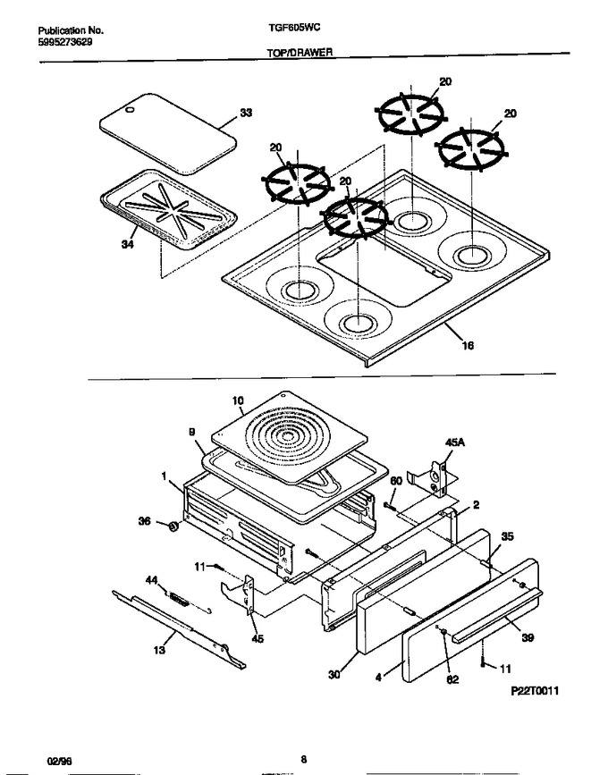 Diagram for TGF605WCW1
