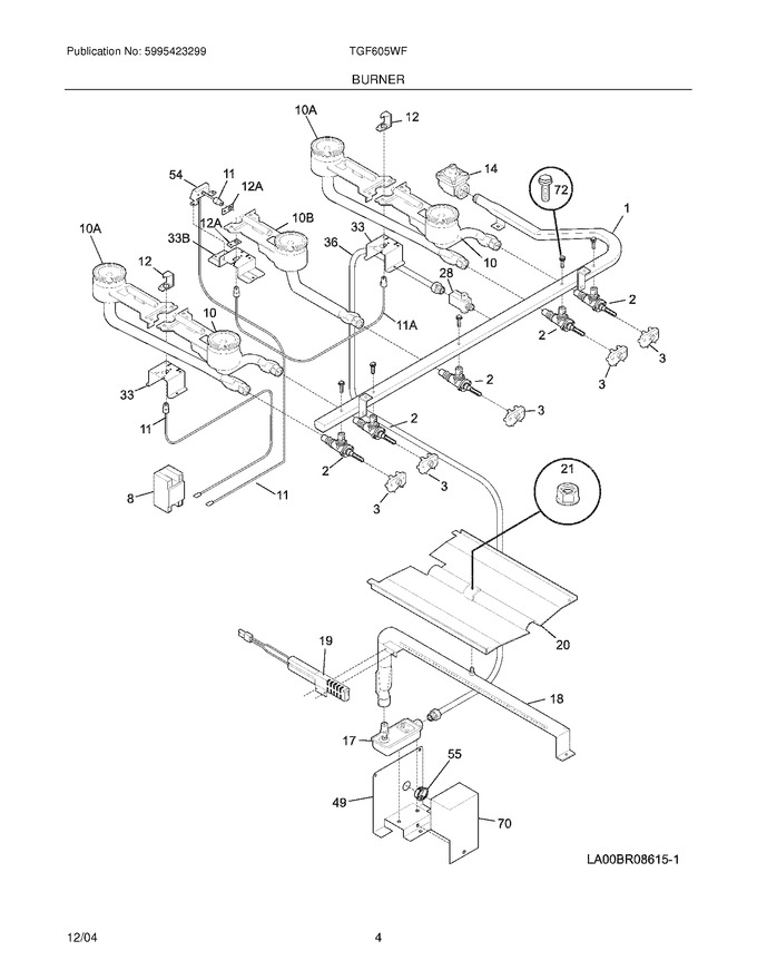 Diagram for TGF605WFW8