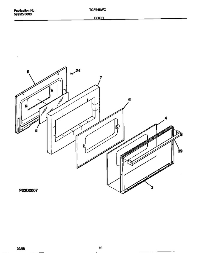 Diagram for TGF645WCWA