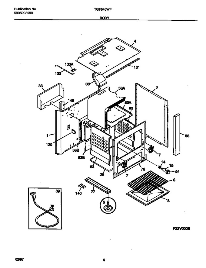 Diagram for TGF645WFW1