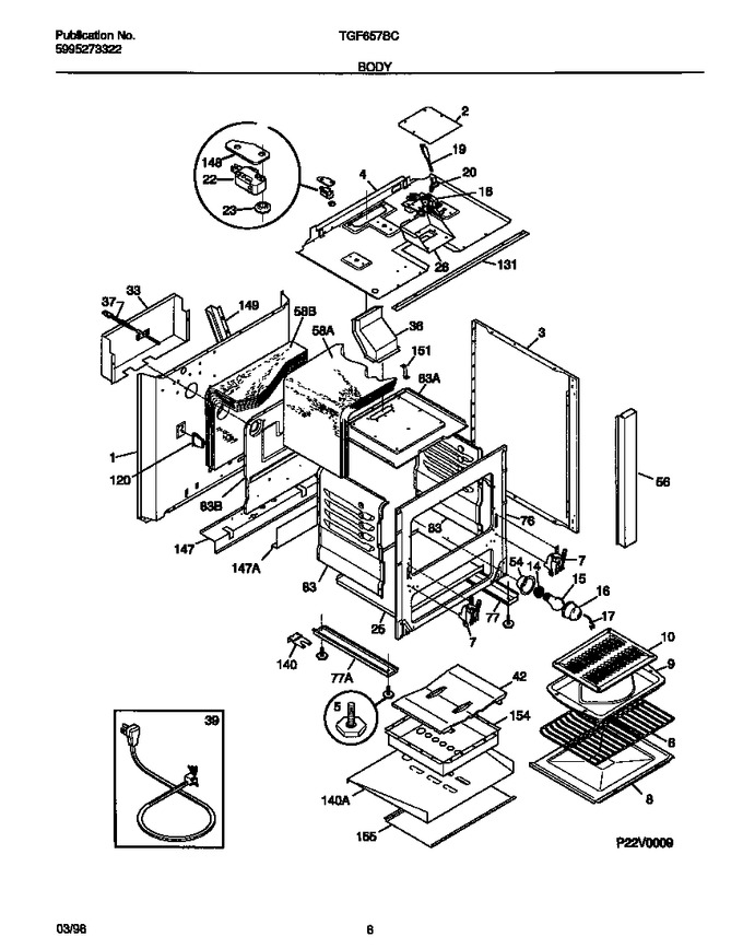 Diagram for TGF657BCWA