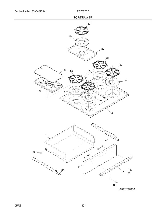 Diagram for TGF657BFW7