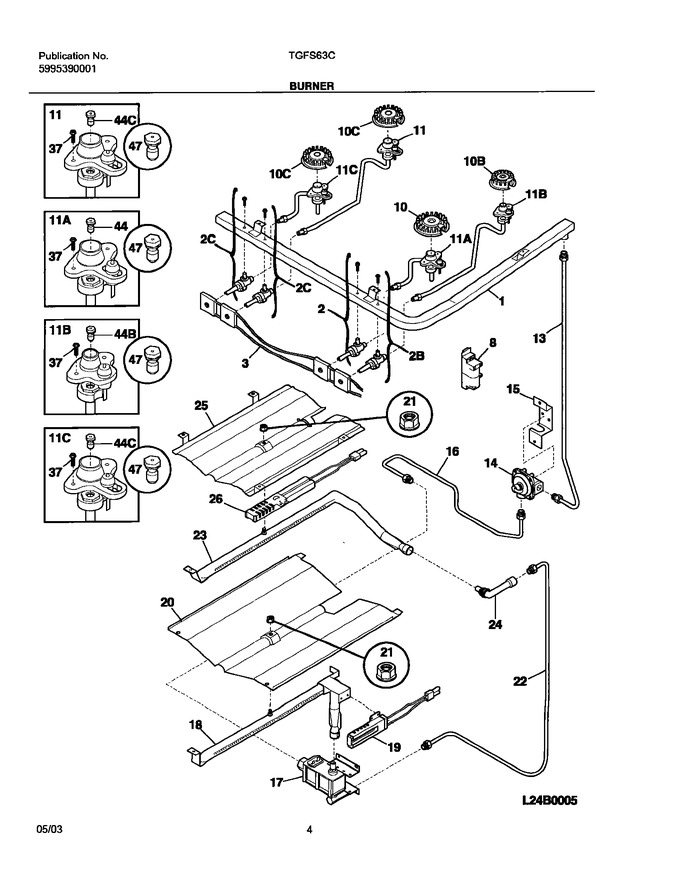 Diagram for TGFS63CSA