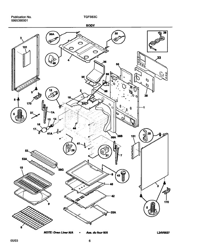 Diagram for TGFS63CSA