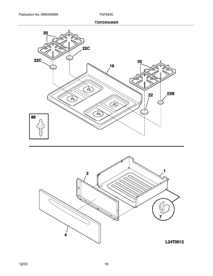Diagram for TGFS63CSB