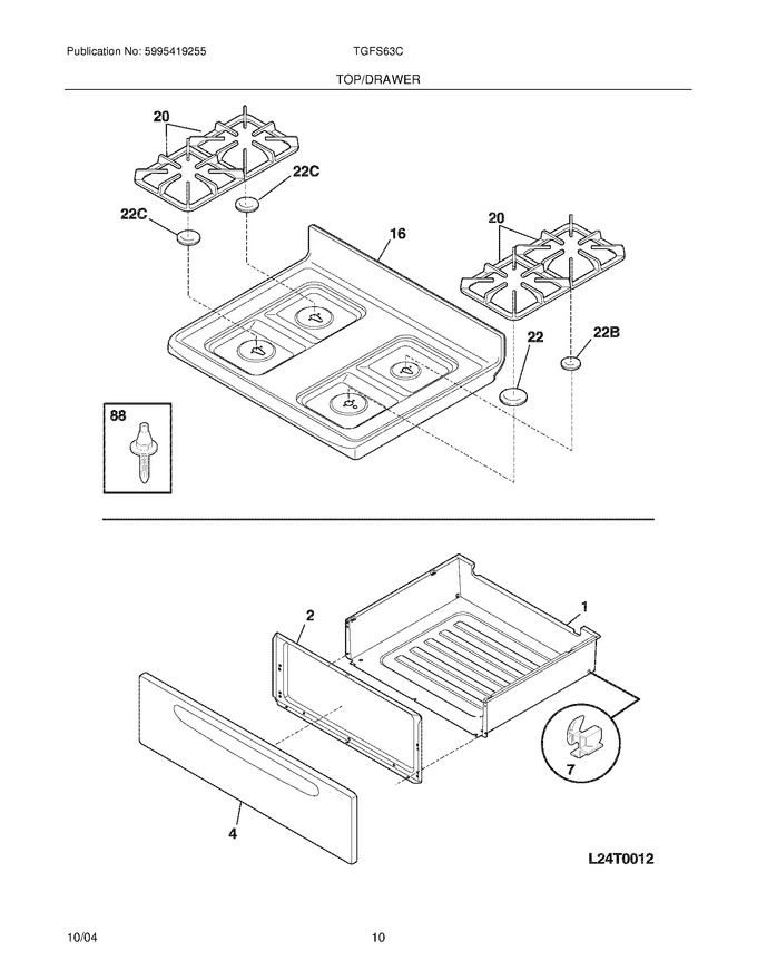 Diagram for TGFS63CSC