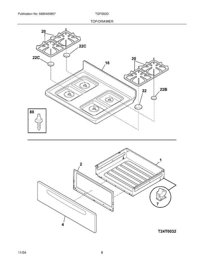 Diagram for TGFS63DSA