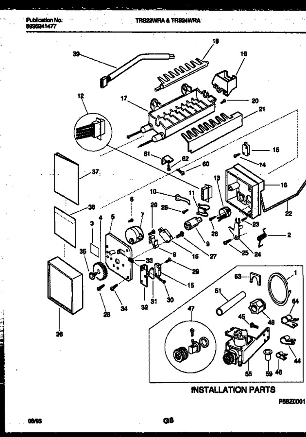 Diagram for TRS22WRAW0
