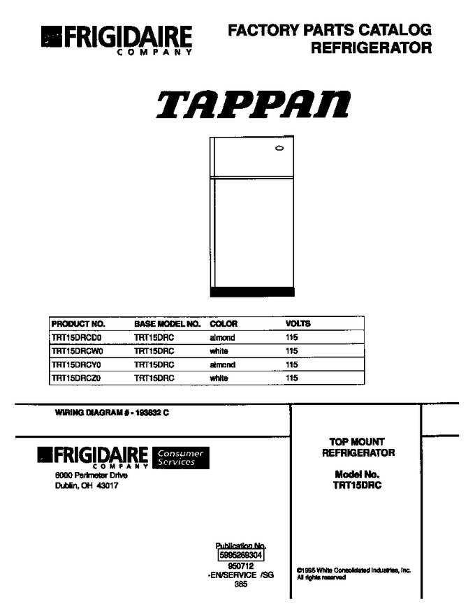 Diagram for TRT15DRCZ0