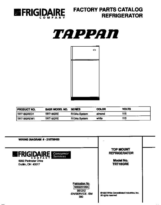 Diagram for TRT18GREW1