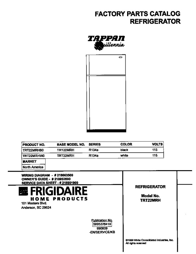 Diagram for TRT22MRHB0