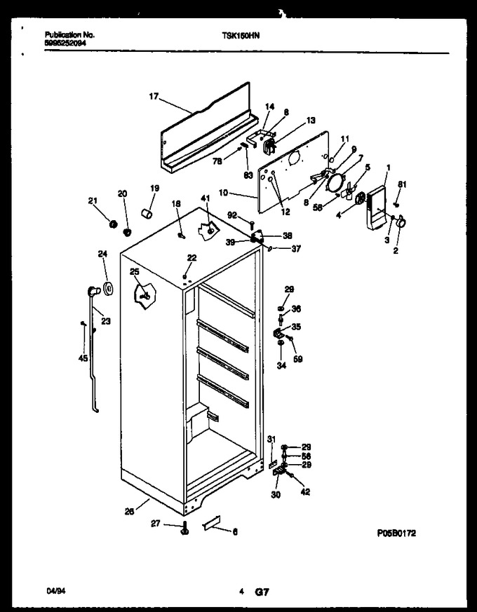Diagram for TSK150HN3D