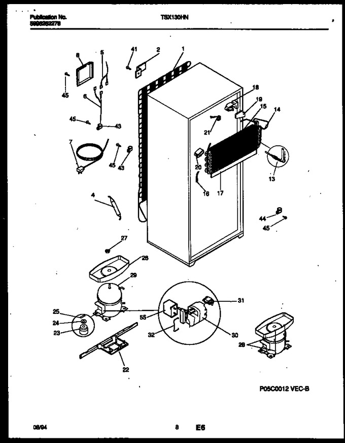 Diagram for TSX130HN2W