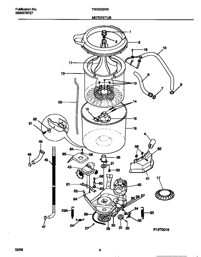 Diagram for TWX233RBD3