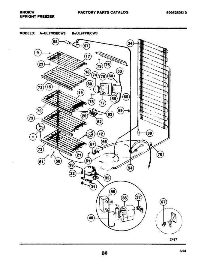 Diagram for UL2493ECW3