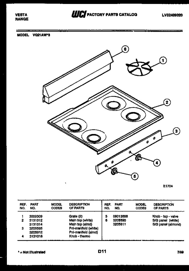 Diagram for VG21AW3