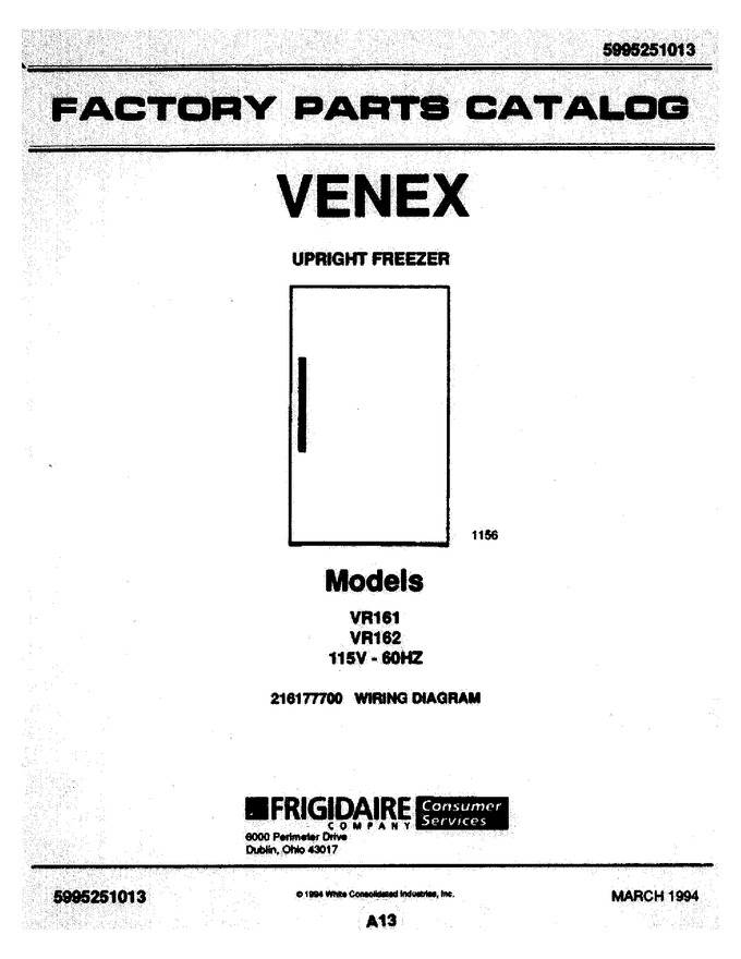 Diagram for VR161
