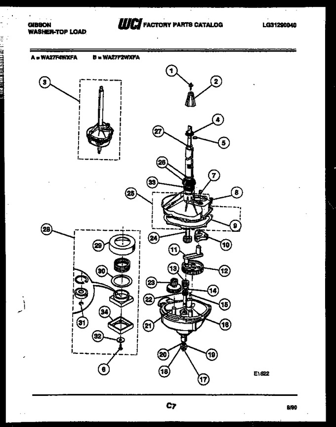 Diagram for WA27F4WXFA