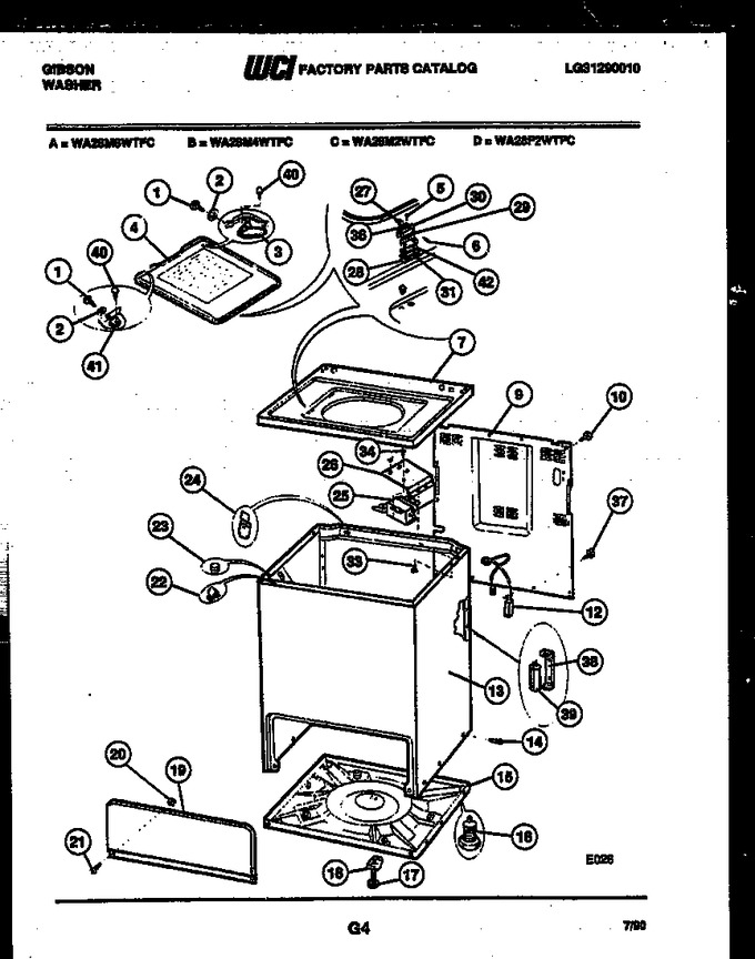 Diagram for WA28M4WTFC