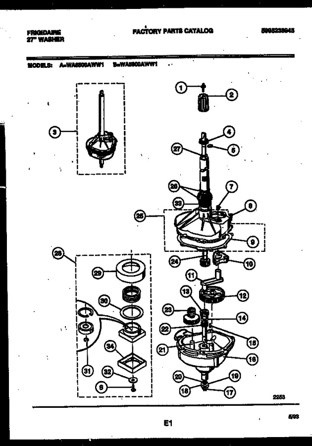 Diagram for WA5800AWW1
