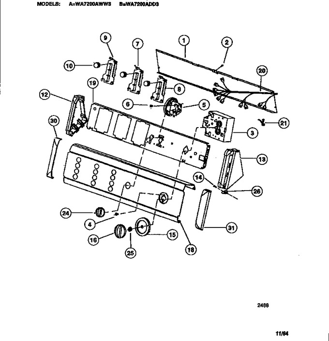 Diagram for WA7200ADD3