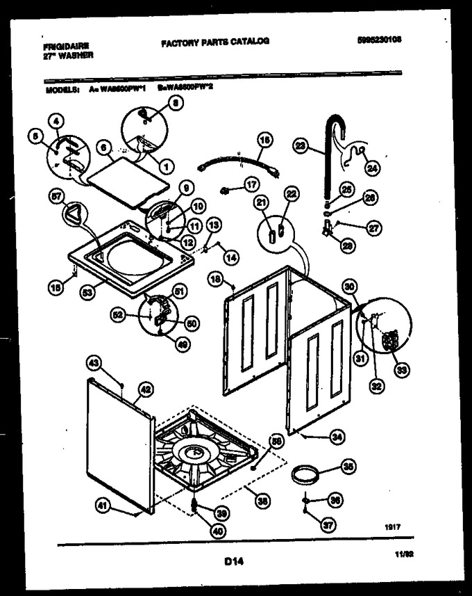 Diagram for WA8600PW2