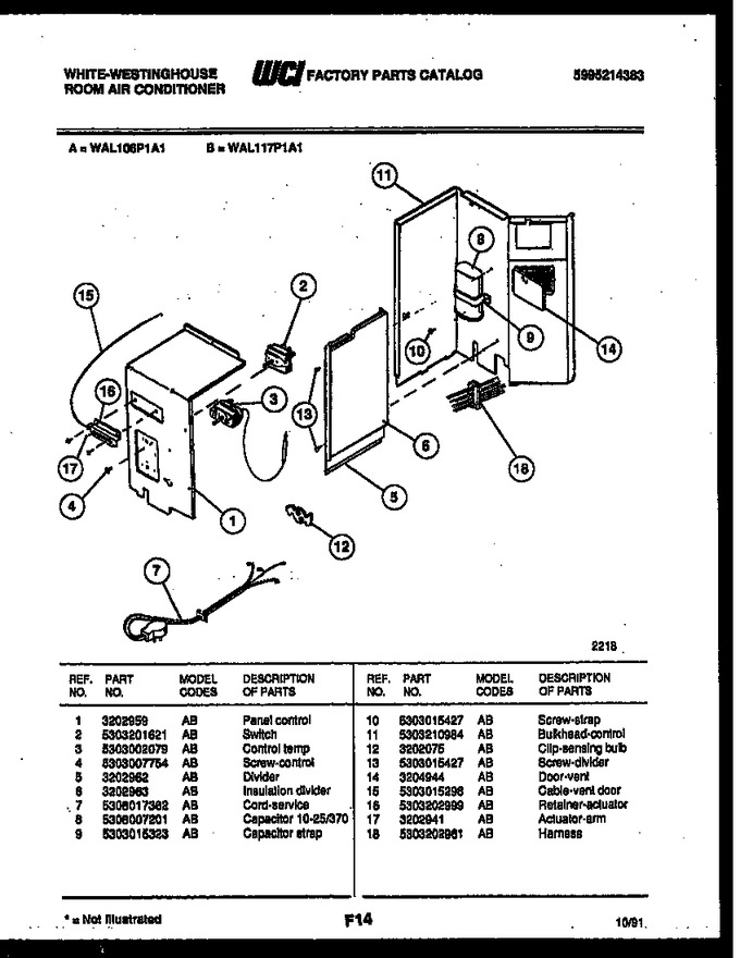 Diagram for WAL117P1A1