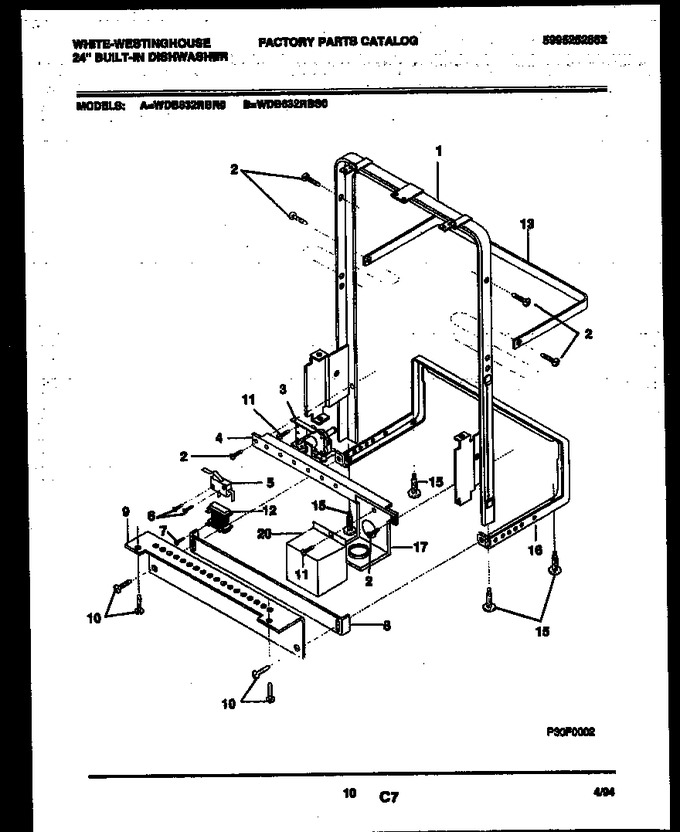 Diagram for WDB632RBR0