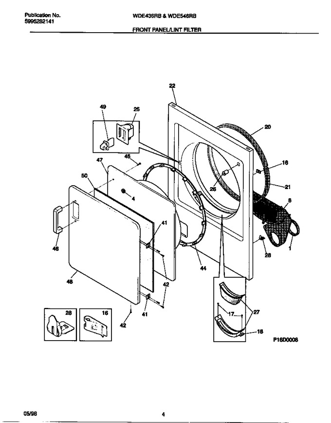 Diagram for WDE546RBD2