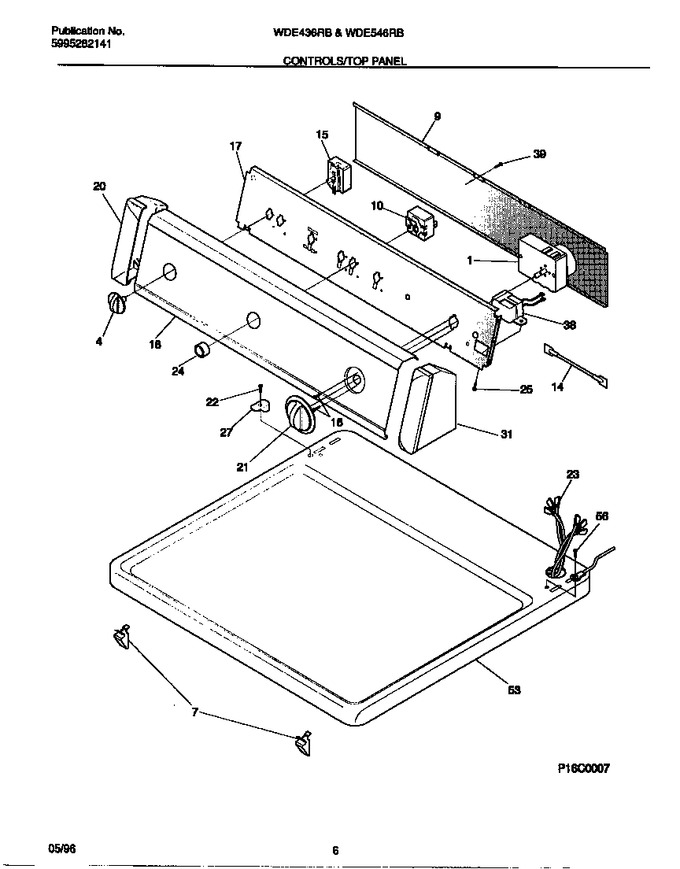 Diagram for WDE546RBW2