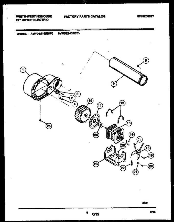 Diagram for WDE846RBD0
