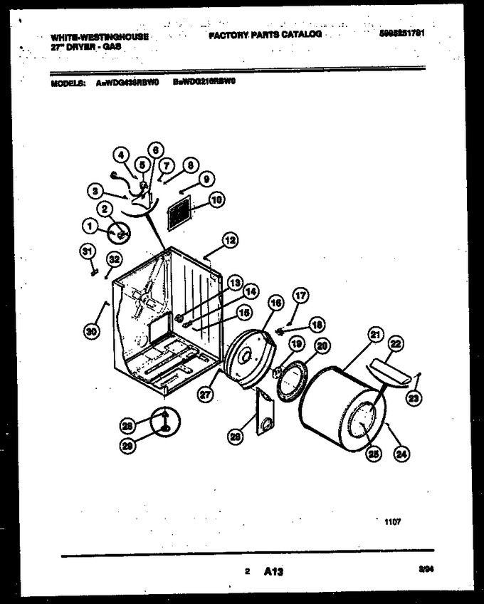Diagram for WDG436RBW0