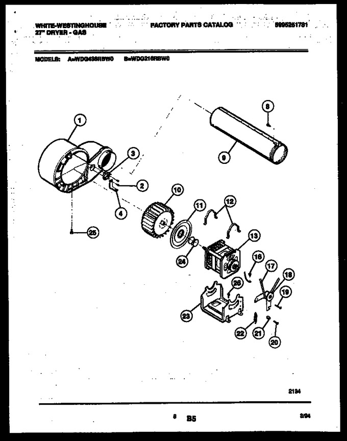 Diagram for WDG436RBD0