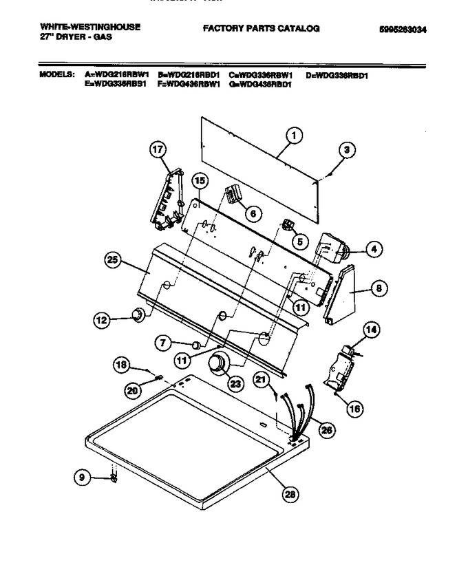 Diagram for WDG336RBD1