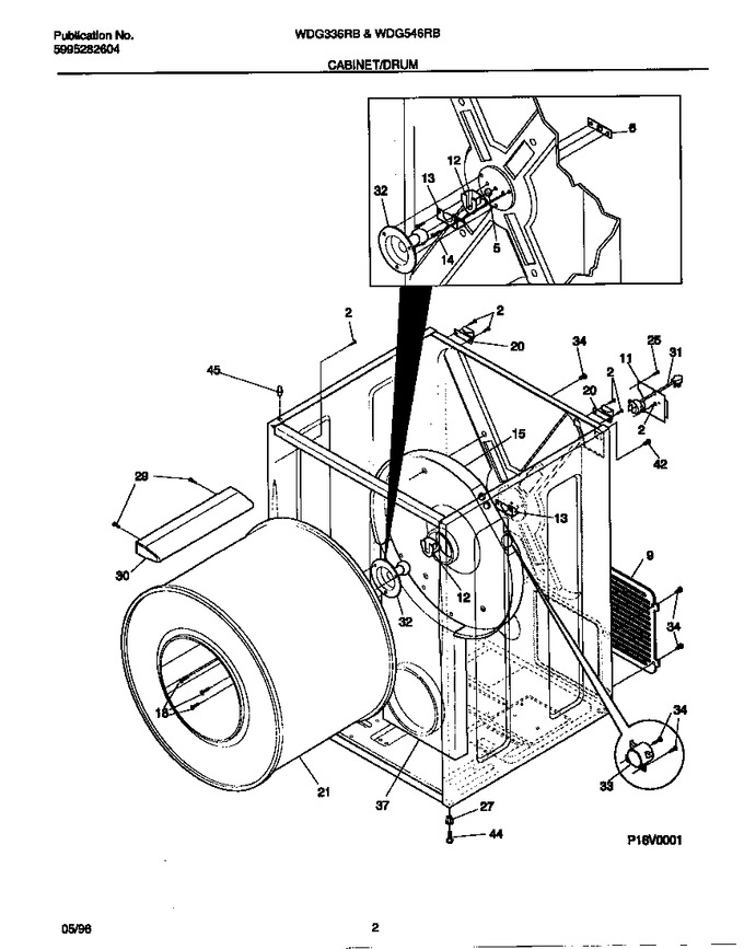 Diagram for WDG546RBD2