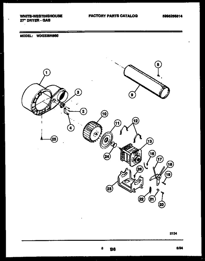 Diagram for WDG336RBSW0