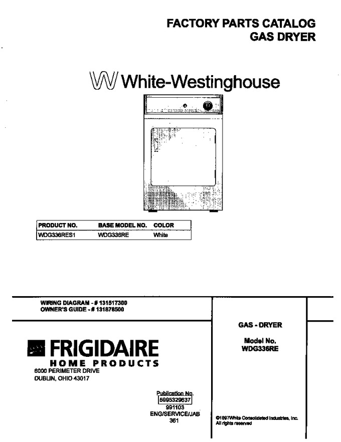 Diagram for WDG336RES1