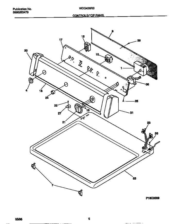 Diagram for WDG436RBW2