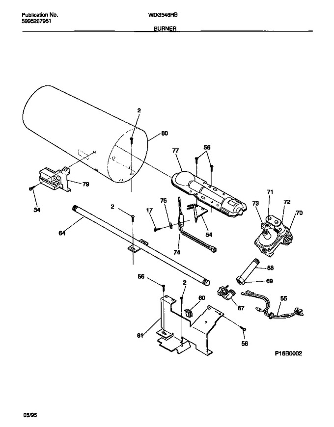 Diagram for WDG546RBS0