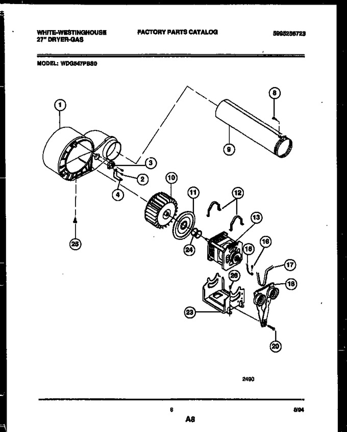 Diagram for WDG547PBS0