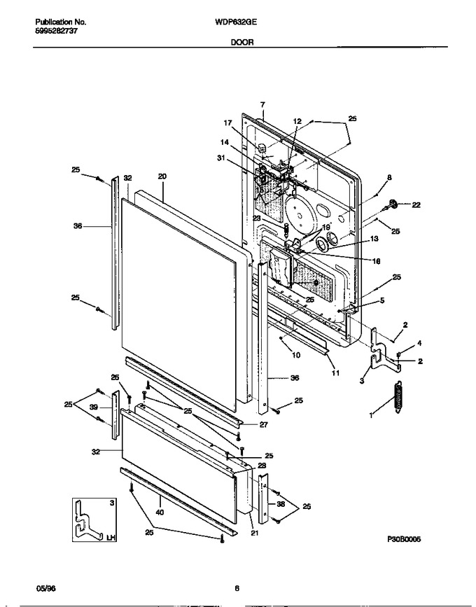 Diagram for WDP632GER0