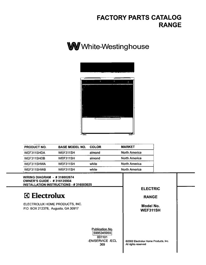 Diagram for WEF311SHDA