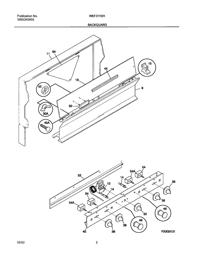 Diagram for WEF311SHDA