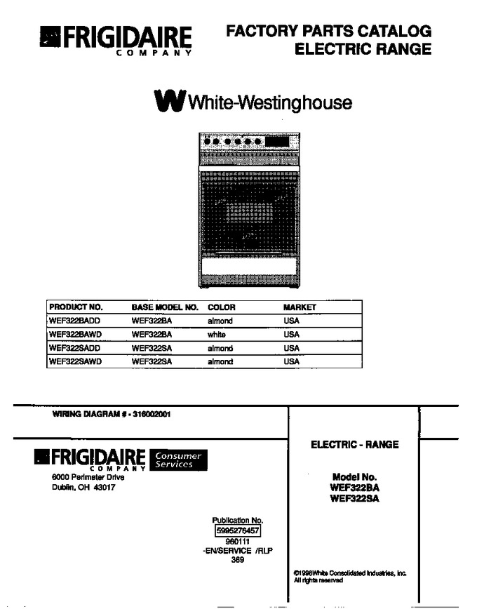 Diagram for WEF322SADD