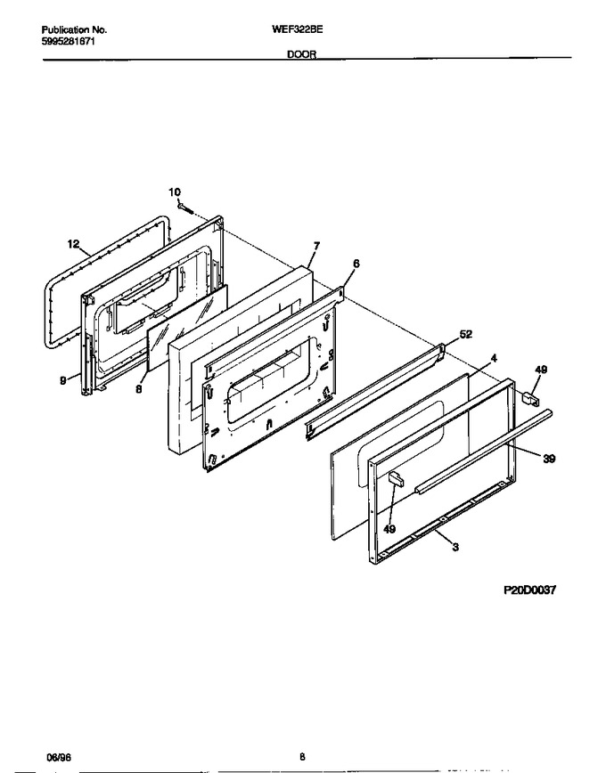 Diagram for WEF322BEWA