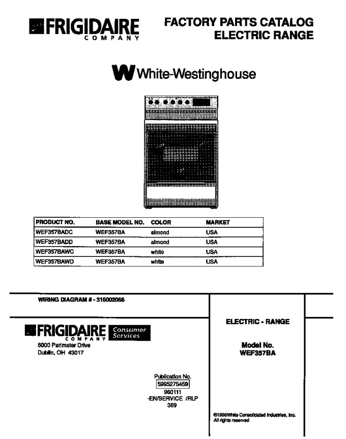 Diagram for WEF357BAWD
