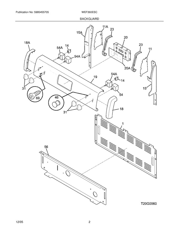 Diagram for WEF360ESC